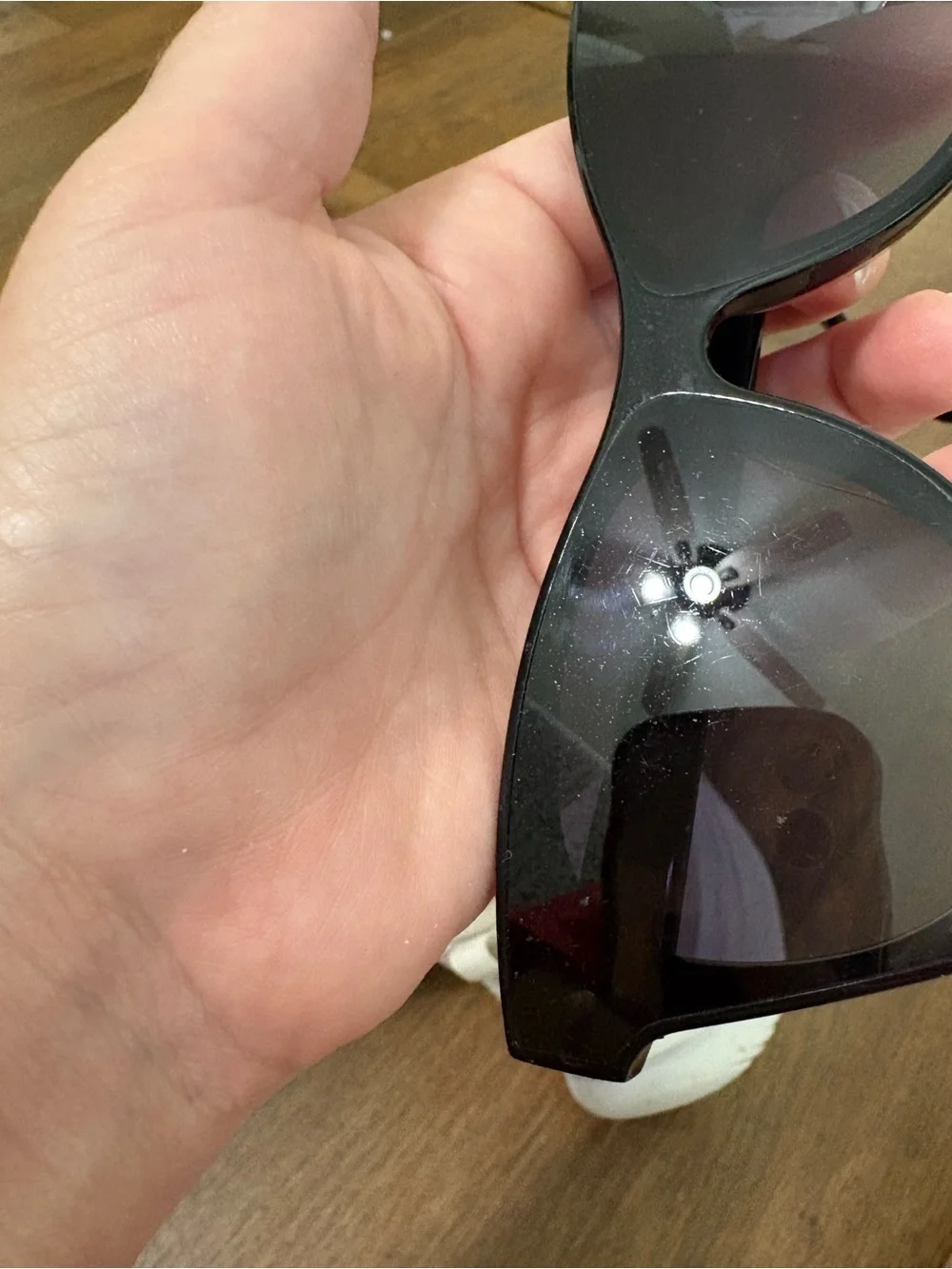 KREWE Aubry Nylon Sunglasses Black Shadow Cat Eye Designer